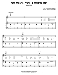 So Much You Loved Me von Richard Rodgers (Download) 