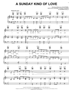 A Sunday Kind Of Love von Louis Prima (Download) 