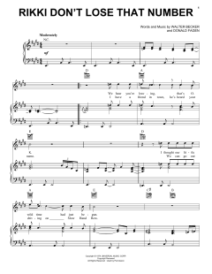 Rikki Don't Lose That Number von Steely Dan (Download) 