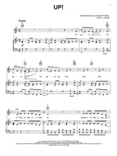Up! von Shania Twain (Download) 