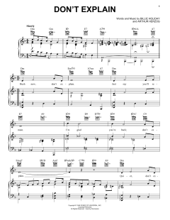 Don't Explain von Billie Holiday (Download) 
