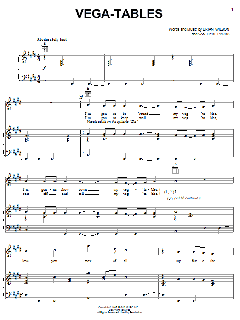 Vega-Tables von Brian Wilson (Download) 