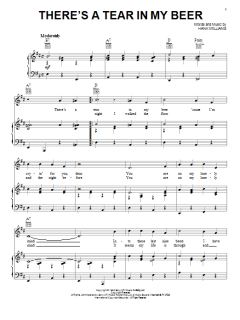 There's A Tear In My Beer von Hank Williams (Download) 