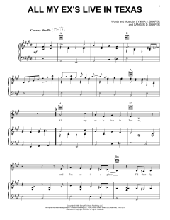 All My Ex's Live In Texas von Lyndia J. Shafer (Download) 