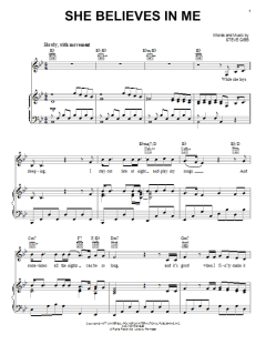 She Believes In Me von Tom Jones (Download) 