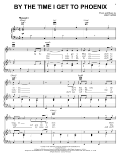 By The Time I Get To Phoenix von Jimmy Webb (Download) 