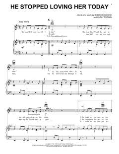 He Stopped Loving Her Today von Johnny Cash (Download) 