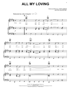 All My Loving von The Beatles (Download) 