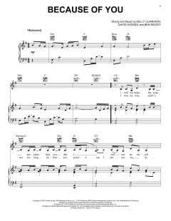 Because Of You von Kelly Clarkson (Download) 