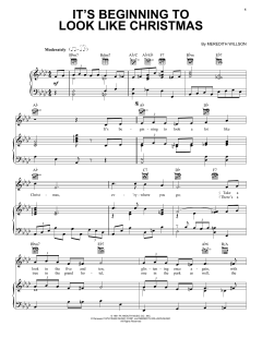 It's Beginning To Look Like Christmas von Meredith Willson (Download) 