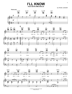 I'll Know von Frank Loesser (Download) 