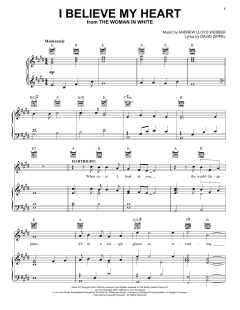 I Believe My Heart von David Zippel (Download) 