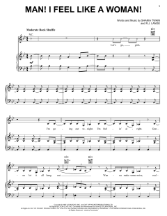 Man! I Feel Like A Woman! von Shania Twain (Download) 