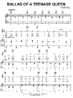 Ballad Of A Teenage Queen von Johnny Cash (Download) 