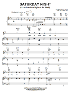 Saturday Night (Is The Loneliest Night Of The Week) von Frank Sinatra (Download) 