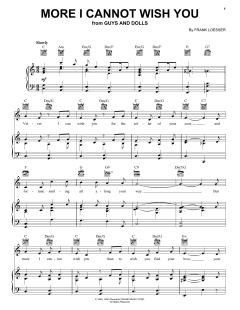More I Cannot Wish You von Frank Loesser (Download) 