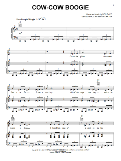 Cow-Cow Boogie von Ella Fitzgerald (Download) 