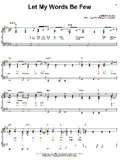 Let My Words Be Few (I'll Stand In Awe Of You) von Matt Redman (Download) 