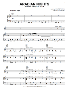 Arabian Nights von Alan Menken (Download) 