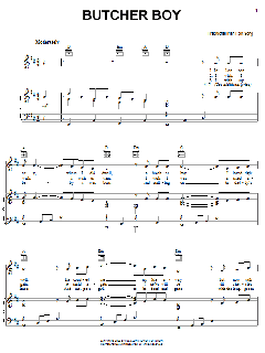 Butcher Boy von Irish Folksong (Download) 