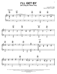 I'll Get By (As Long As I Have You) von Billie Holiday (Download) 