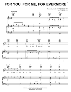 For You, For Me, For Evermore von George Gershwin (Download) 