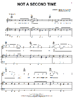 Not A Second Time von The Beatles (Download) 