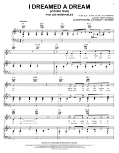 I Dreamed A Dream (J'avais Reve) von Alain Boublil (Download) 