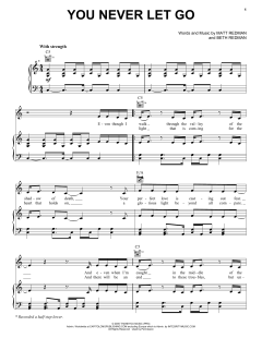 You Never Let Go von Matt Redman (Download) 