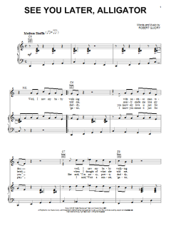 See You Later, Alligator von Robert Guidry (Download) 