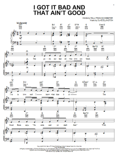 I Got It Bad And That Ain't Good von Duke Ellington (Download) 