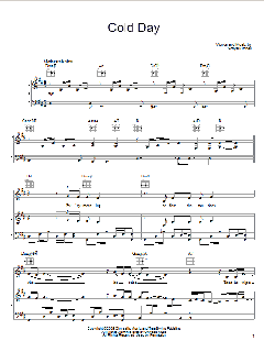 Cold Day von Sonya Kitchell (Download) 