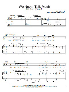 We Never Talk Much (We Just Sit Around) von Sammy Cahn (Download) 