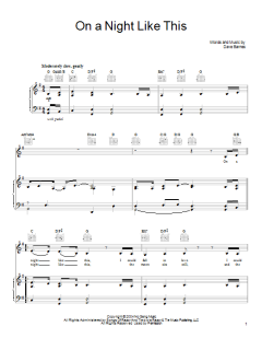 On A Night Like This von Dave Barnes (Download) 