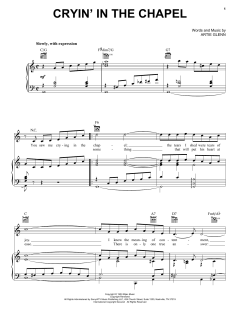 Crying In The Chapel von Elvis Presley (Download) 
