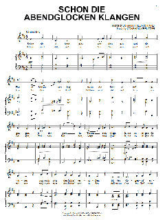 Schon Die Abendglocken Klangen von Conradin Kreutzer (Download) 