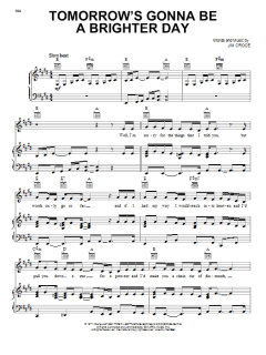 Tomorrow's Gonna Be A Brighter Day von Jim Croce (Download) 