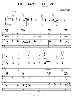 Hooray For Love von Harold Arlen (Download) 