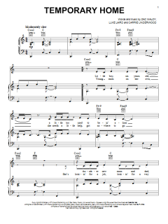 Temporary Home von Carrie Underwood (Download) 