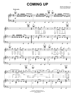 Coming Up von Paul McCartney (Download) 