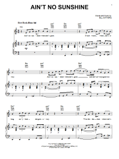 Ain't No Sunshine von Bill Withers (Download) 