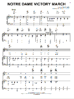 Notre Dame Victory March von Shea & Shea (Download) 