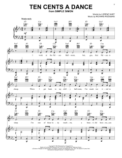 Ten Cents A Dance von Lorenz Hart (Download) 