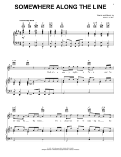 Somewhere Along The Line von Billy Joel (Download) 