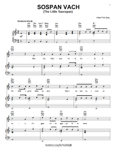Sospan Vach (The Little Saucepan) von Welsh Folksong (Download) 