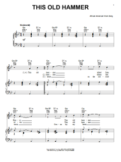 This Old Hammer von African American Work Song (Download) 