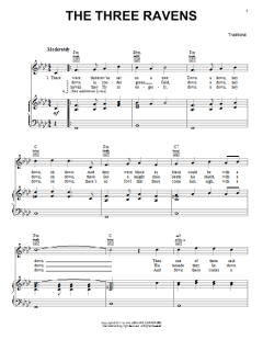 The Three Ravens von Traditional (Download) 