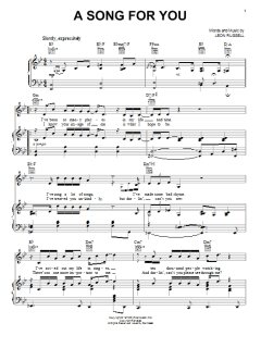 A Song For You von Neil Diamond (Download) 