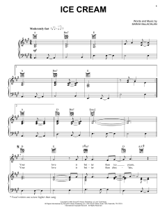 Ice Cream von Sarah McLachlan (Download) 