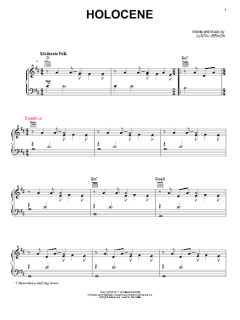 Holocene von Bon Iver (Download) 